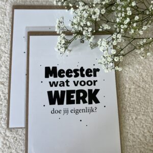Poster Meester